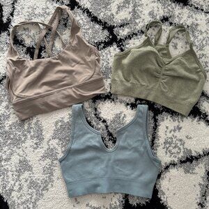3-Piece Sports Bra Bundle – Chic & Comfy ✨